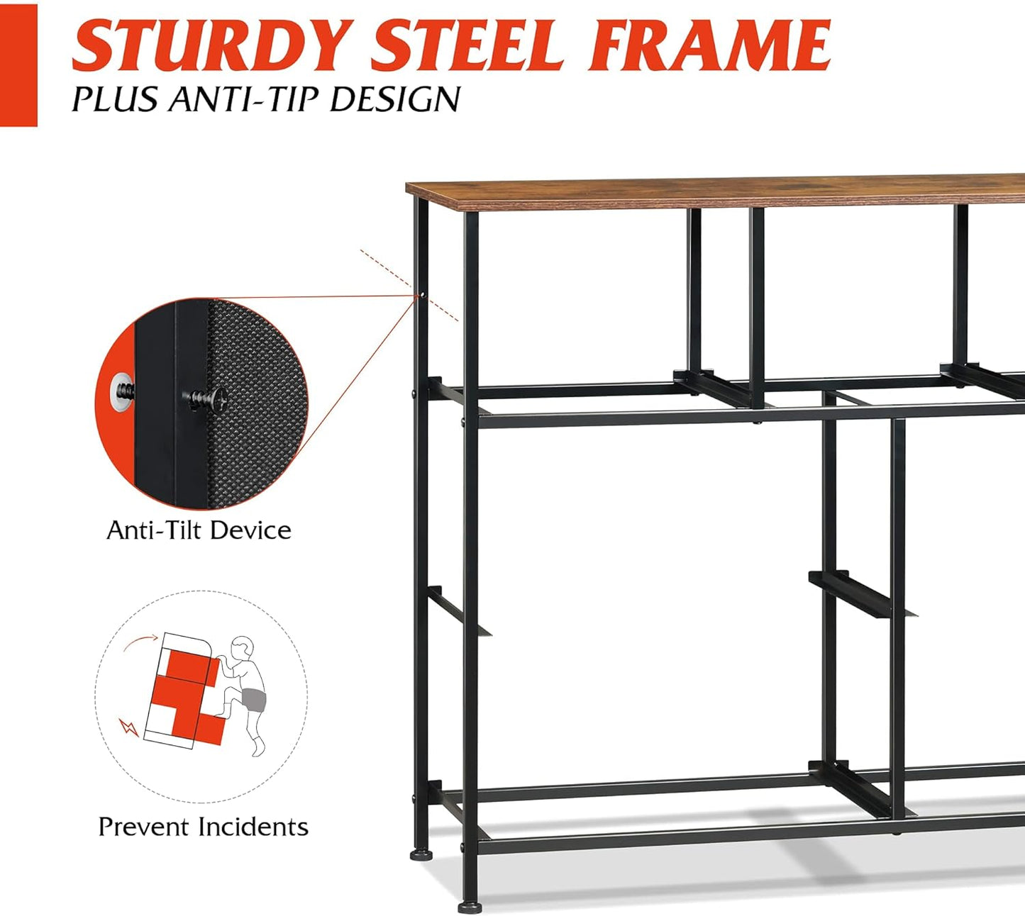 Everwood Signature Elara – Bedroom Dresser, Closet Organizer & Tv Stand