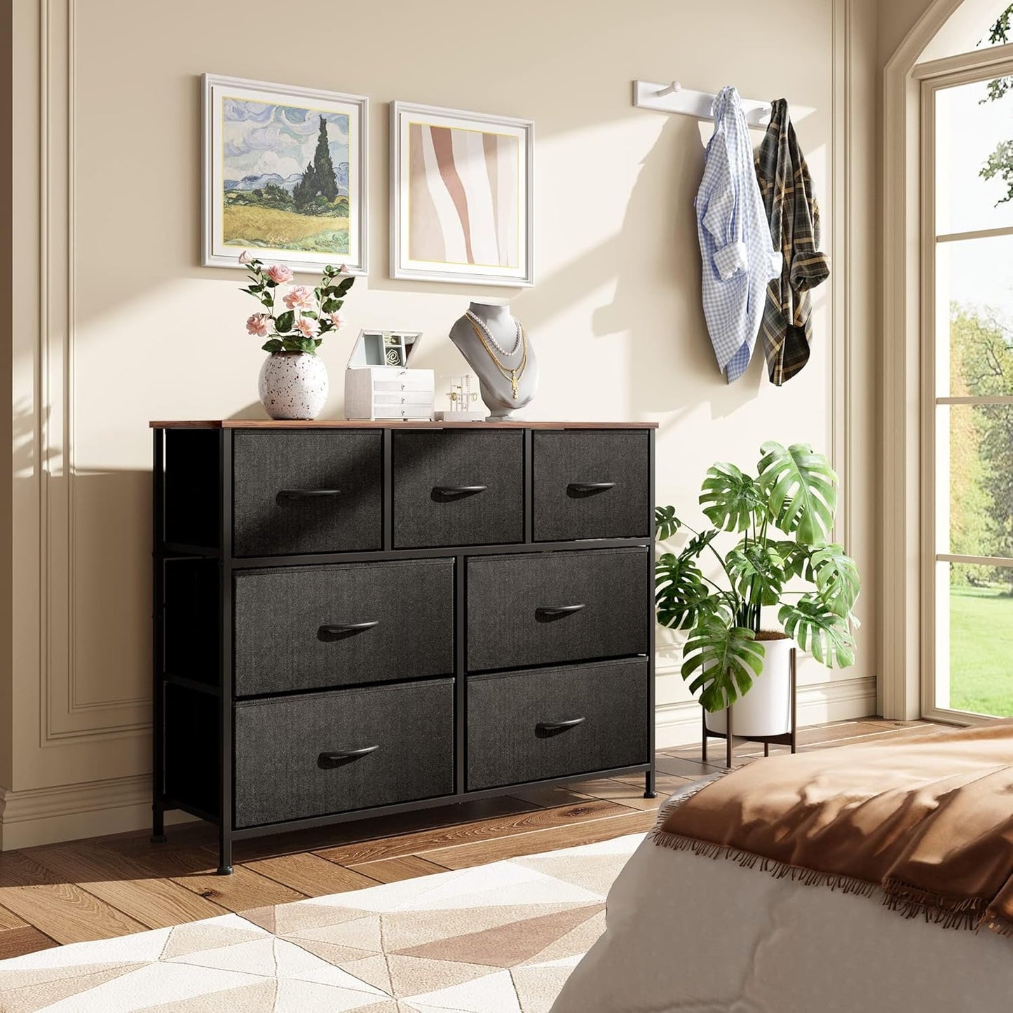 Everwood Signature Elara – Bedroom Dresser, Closet Organizer & Tv Stand
