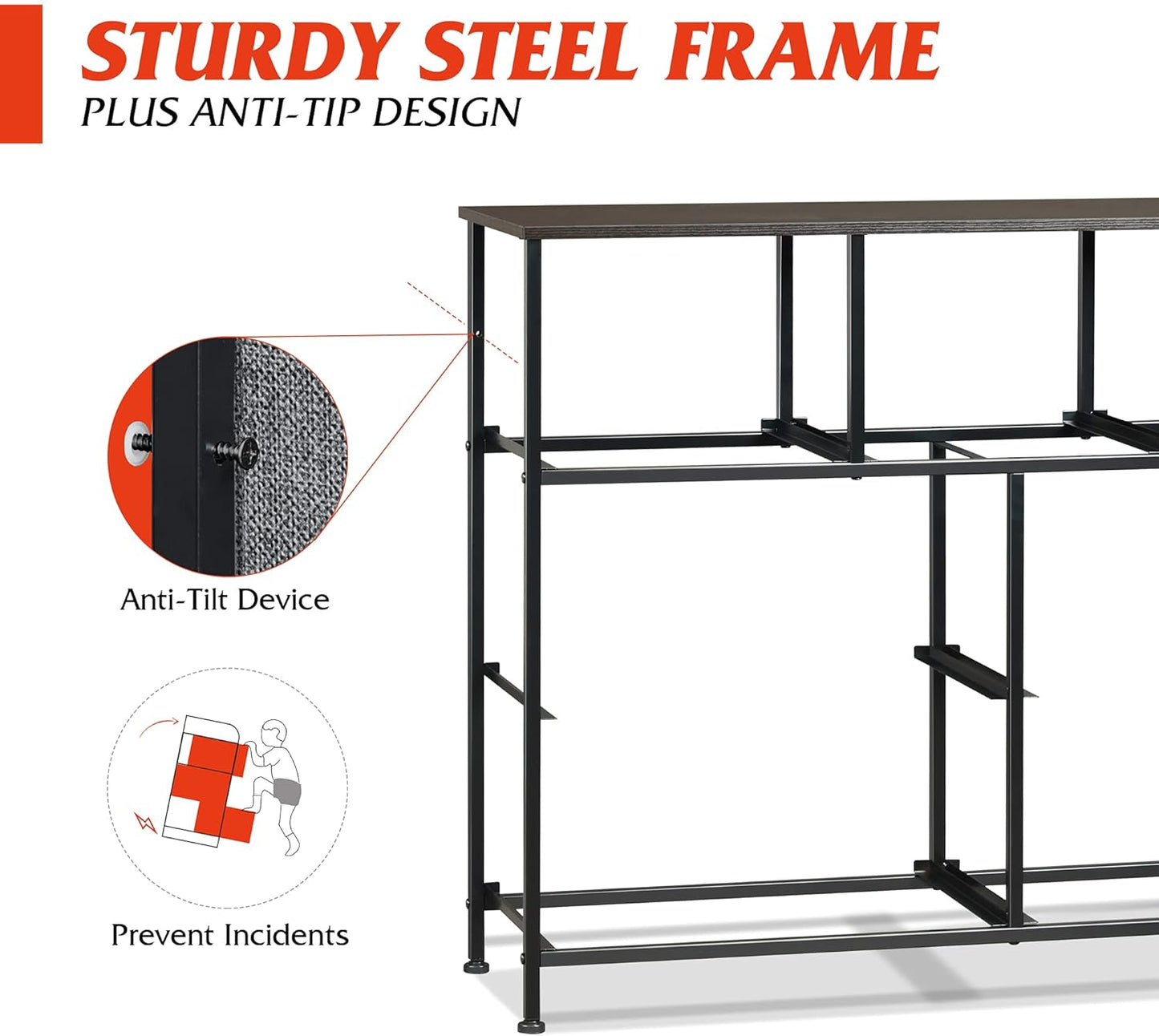 Everwood Signature Elara – Bedroom Dresser, Closet Organizer & Tv Stand