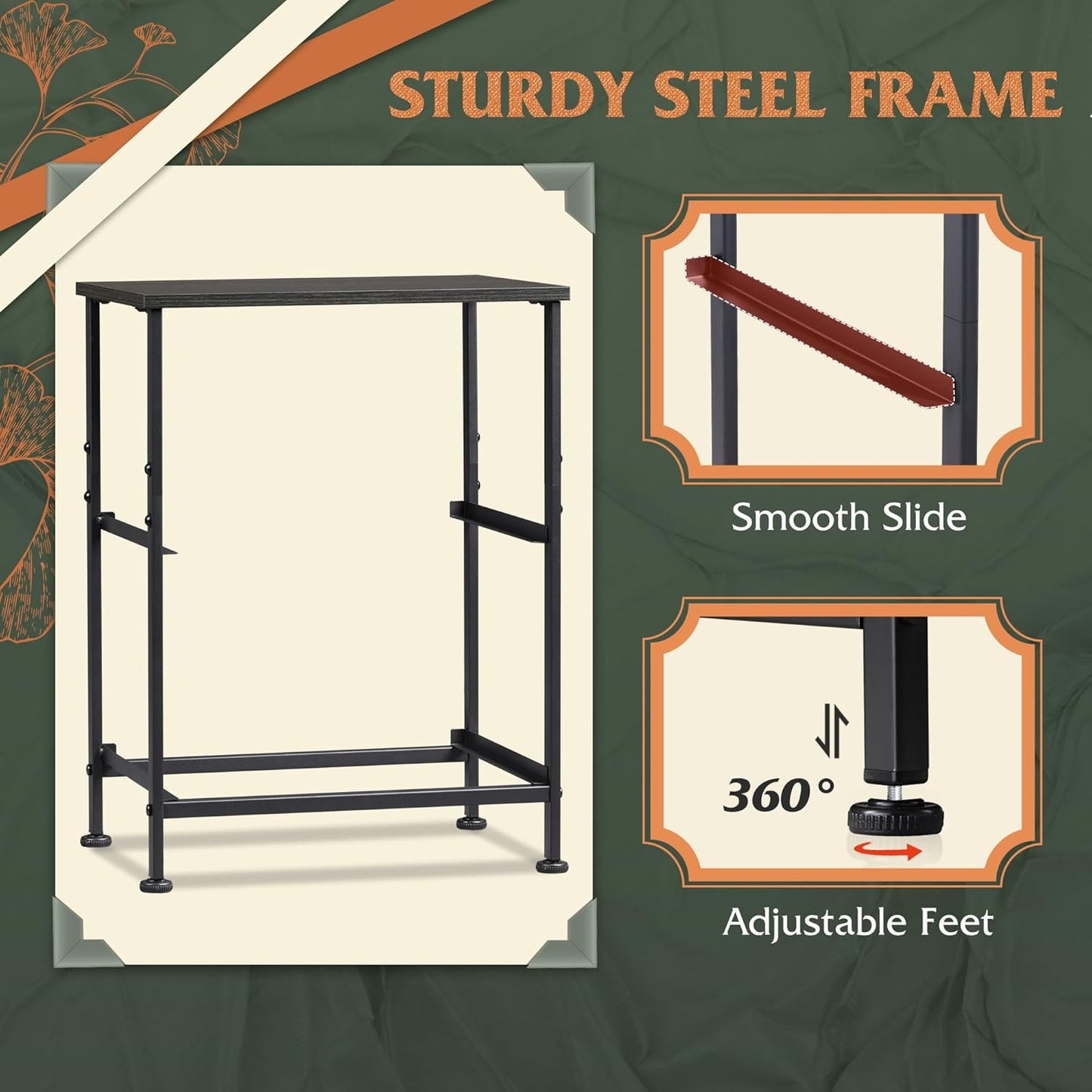 Everwood Signature Aluna – Night Stand for Bedroom, Bed Side Table