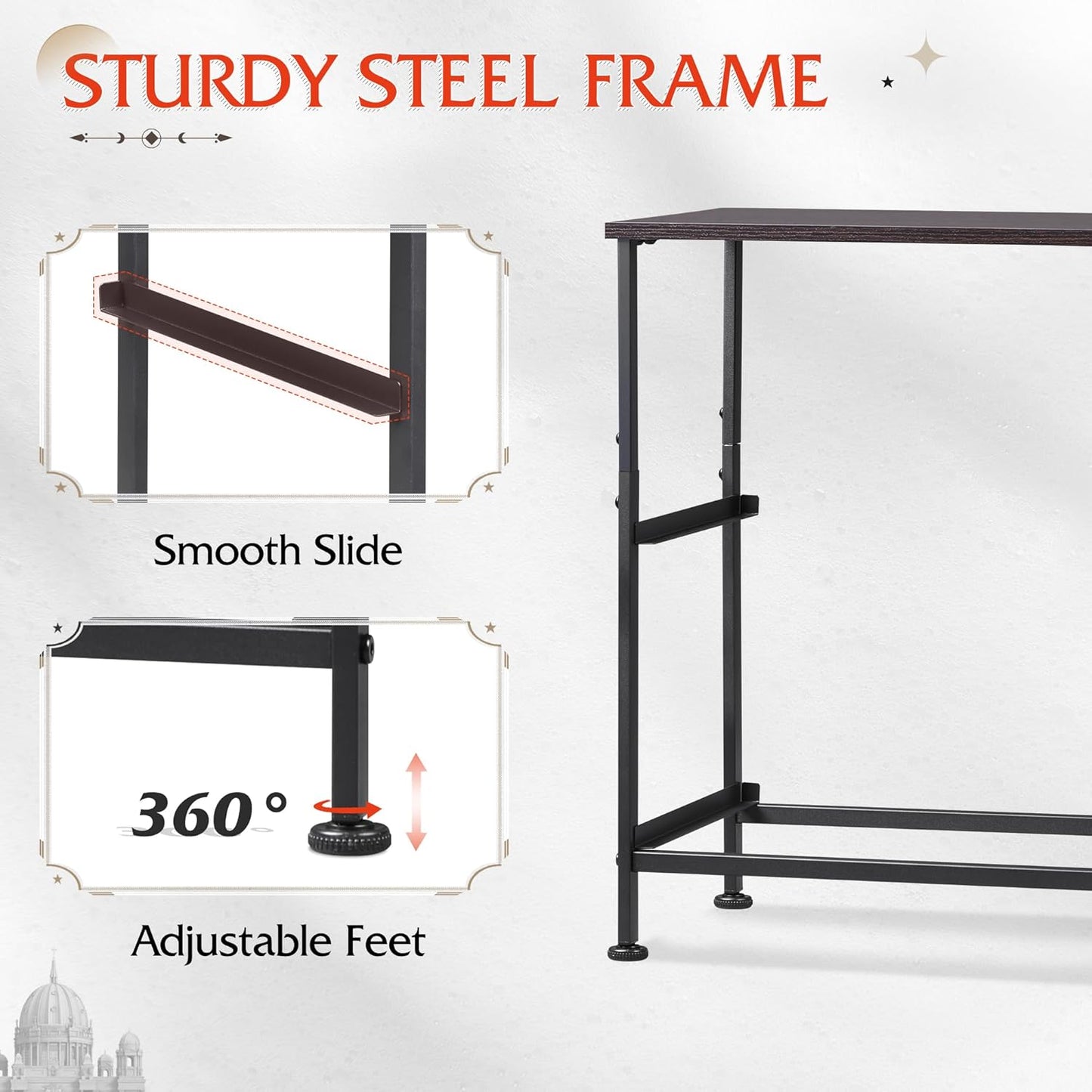 Everwood Signature Aluna – Night Stand for Bedroom, Bed Side Table
