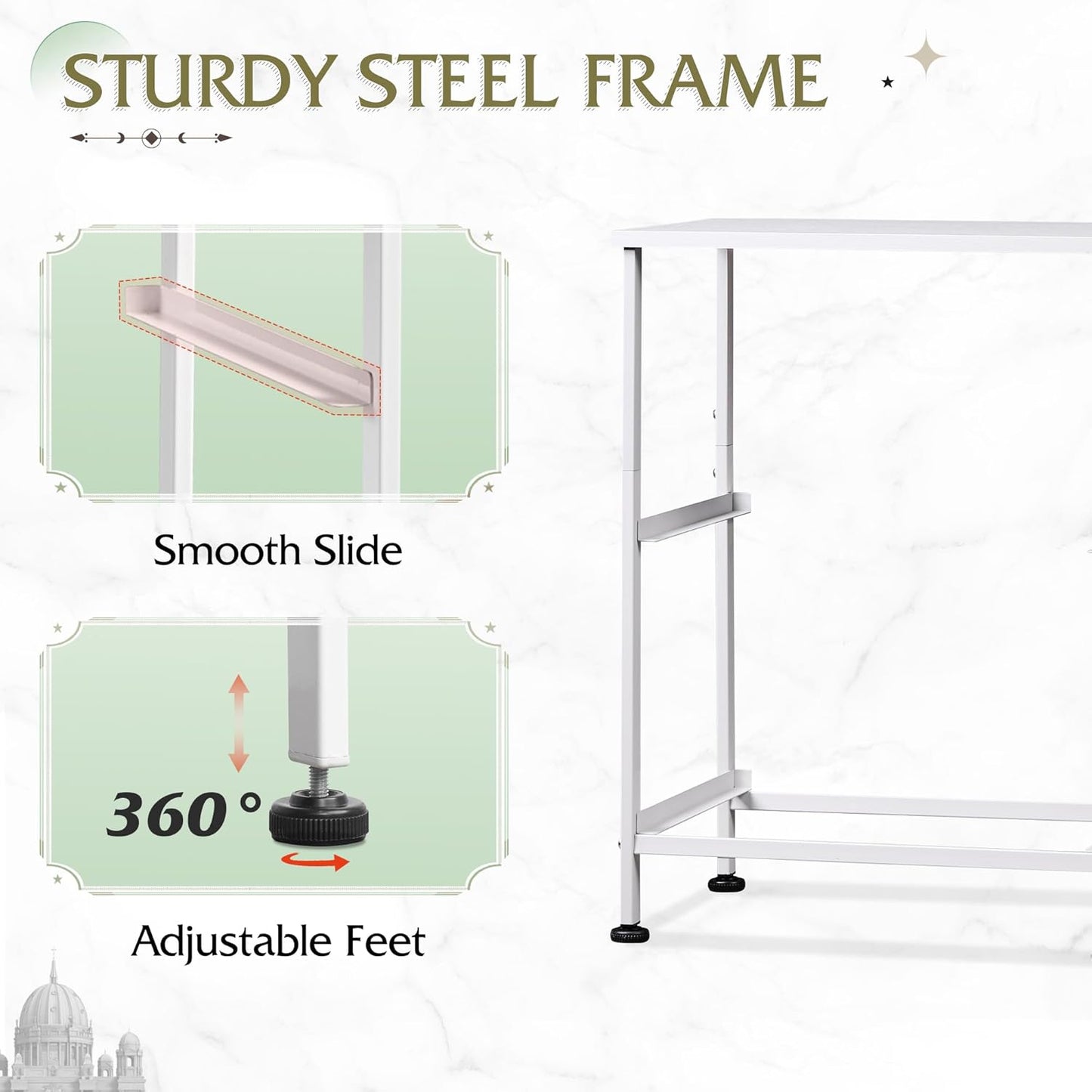 Everwood Signature Aluna – Night Stand for Bedroom, Bed Side Table