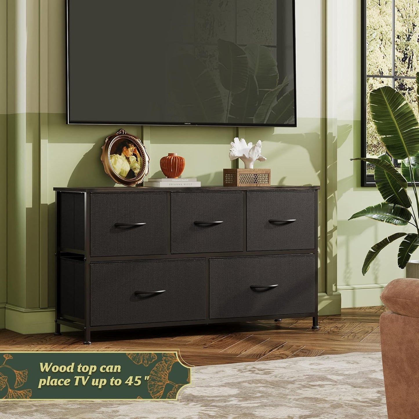 Everwood Signature Amara – Bedroom Dresser, Closet Organizer & Chest of Drawers