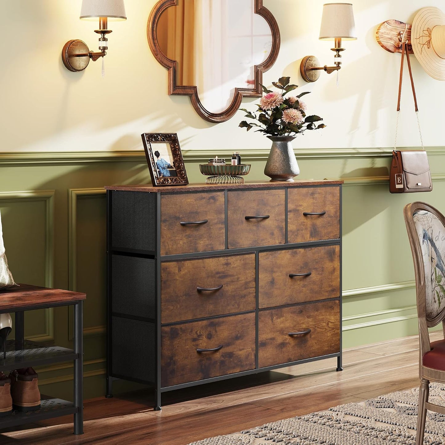 Everwood Signature Elara – Bedroom Dresser, Closet Organizer & Tv Stand
