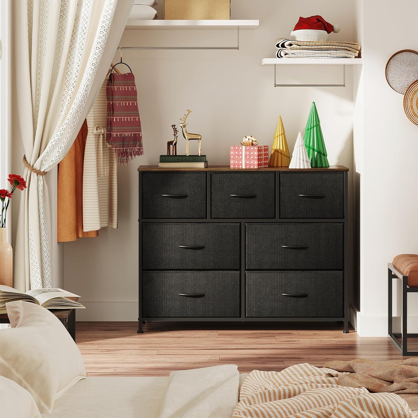 Everwood Signature Elara – Bedroom Dresser, Closet Organizer & Tv Stand