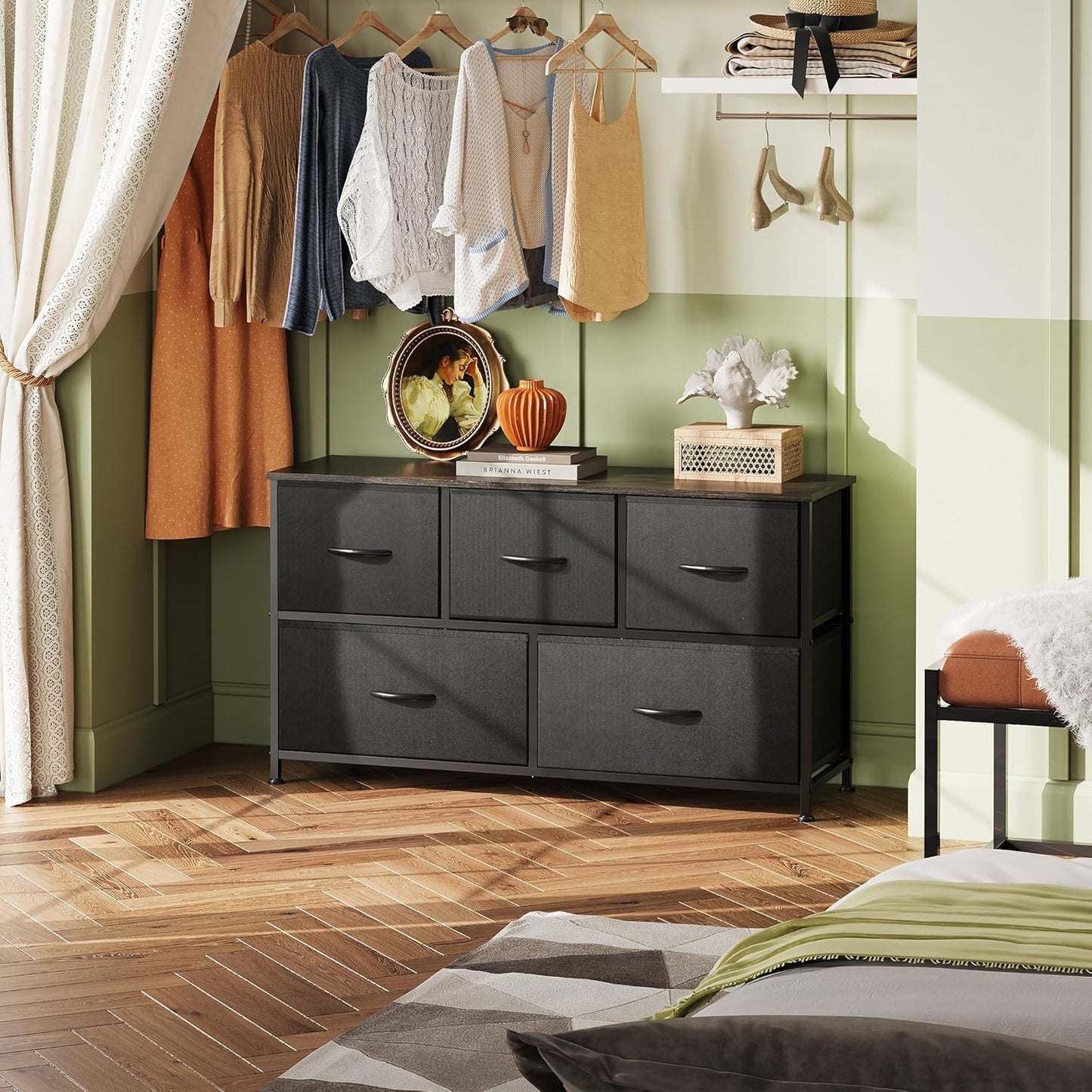 Everwood Signature Amara – Bedroom Dresser, Closet Organizer & Chest of Drawers