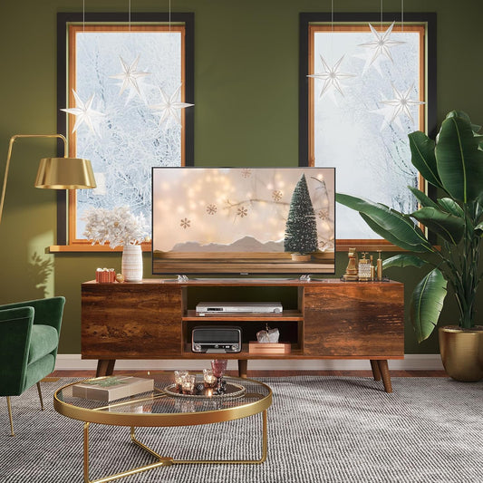 Everwood Signature Siena – TV Stand & Media Console/Cabinet for Living Room