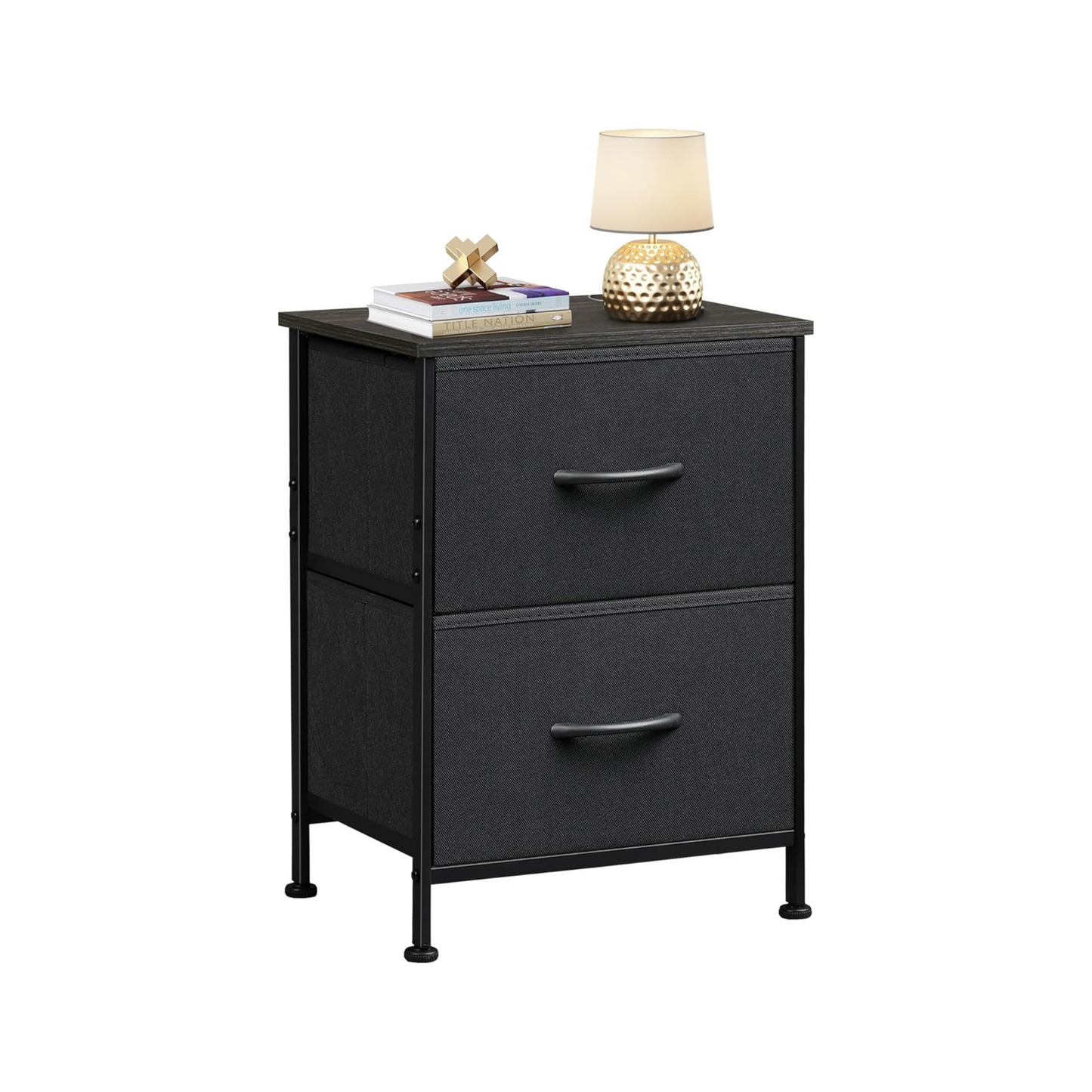Everwood Signature Aluna – Night Stand for Bedroom, Bed Side Table